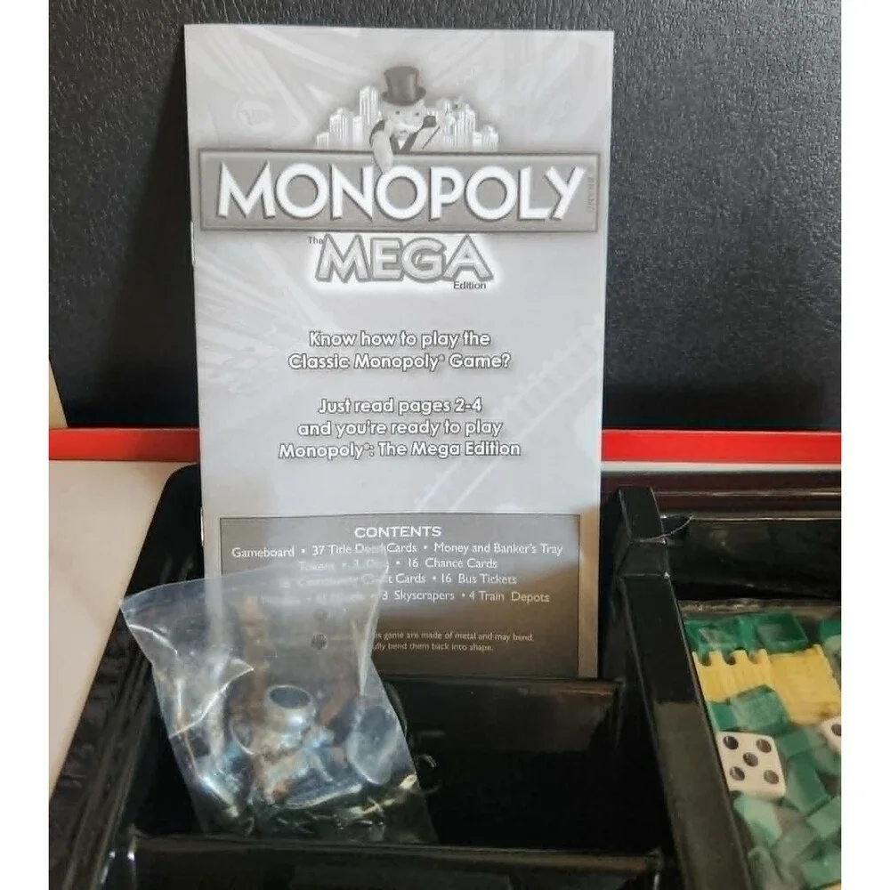 Monopoly The Mega Edition Board Game Winning Moves Games Special Complete Family